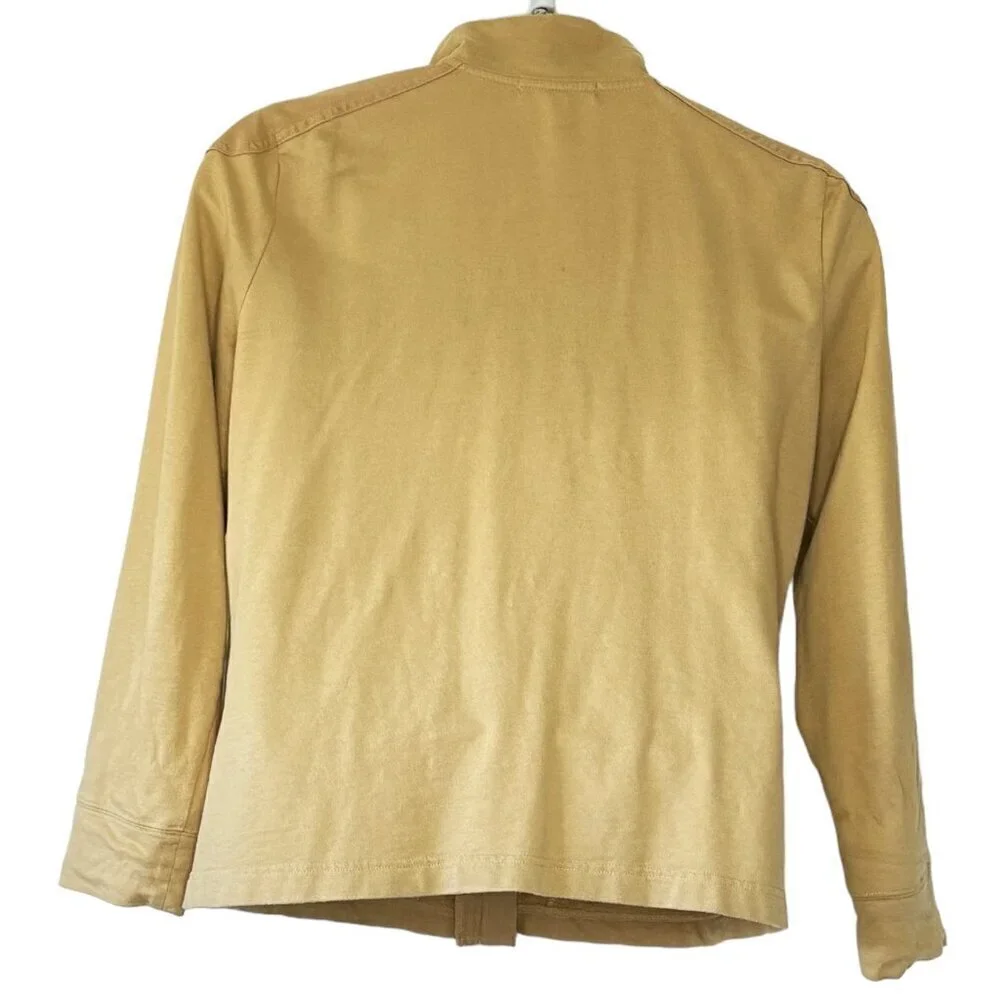 Lauren Ralph Lauren Field Jacket Safari Zipper Snap Closure Khaki Tan Women's XL